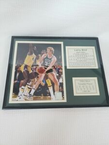 Larry Bird Boston Celtics NBA Most Valuable Player 1985 - 86 Framed Picture 海外 即決
