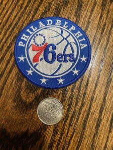 Philadelphia 76ers EMBROIDERED IRON ON PATCHES 海外 即決