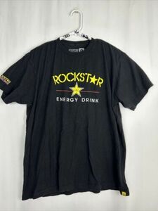 ROCKSTAR Energy Drink T-shirt Adult Size X-LARGE Black 海外 即決