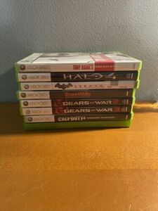 Xbox 360 Video Game Lot Of 8 Gears Of War Shaun white Halo Batman COD Tony Hawk 海外 即決