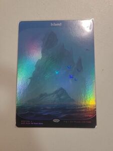 Magic: the Gathering - ISLAND- Near Mint Foil Land -Unstable 海外 即決