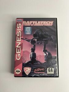 BattleTech: A Game of Armored Combat (Sega Genesis, 1994) No Manual 海外 即決