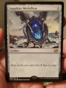 Magic the Gathering Sapphire Medallion #1 Artifact Card NM Commander 2014 MtG 海外 即決