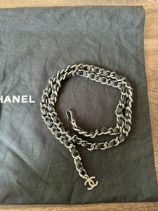 Chanel Lambskin CC Chain Belt, Authentic Vintage 海外 即決