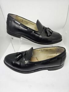 Alden x Brooks Brothers 770 Tassel Loafers Dress Shoes Sz 11 D Black Calfskin 海外 即決