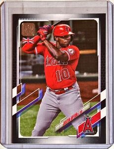 2021 Topps UK Edition Black Justin Upton #79 122/125 Angels 海外 即決