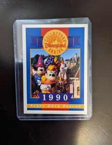 Disneyland 40th Anniversary 1990 Collector Card 海外 即決