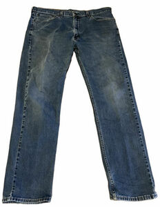W38 L32 Comfortable Relaxed Levi’s Classic Blue Jeans Straight Leg Preowned 海外 即決