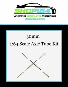 Axle Tubes Custom Adjustable AXLES for 1/64 Real Riders Wheels 30mm 10 Pack Set 海外 即決