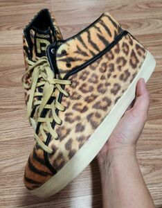 リーボック T-Raww Last Kings Shoes Animal Cheetah Jaguar レオパード Men's 29cm(US11) 海外 即決