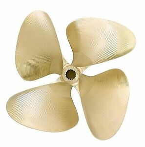 OJ Wake Pro V3 848 15 x 14 4 Blade Nibral Inboard Propeller Splined Bore 海外 即決