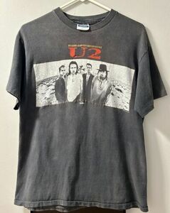 Vintage 1987 U2 Joshua Tree Tour 80’s Band Concert Single Stitch T Shirt Size L 海外 即決