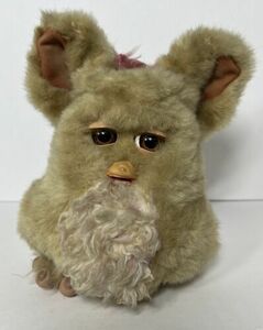 Rare 2005 Furby Caramel Syrup Emoto Tronic Tan, Pink Belly Brown Eyes - Untested 海外 即決