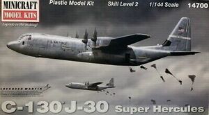 Minicraft 14700 1/144 Scale C-130J-30 Super Hercules Model Kit 海外 即決