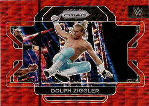 2022 Panini Prizm WWE #31 Dolph Ziggler Ruby Wave Los Angeles Lakers 海外 即決