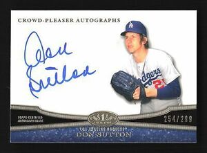 Don Sutton Los Angeles Dodgers 2013 Topps Tier One Crowd Pleaser Autographs 海外 即決