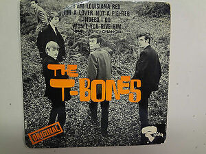 T- BONES:I Am Louisiana レッド / +3-France 7" Riviera EP w/PCV Mistake With Yardbirds 海外 即決