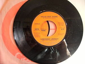 LAWANDA LINDSEY Hello Out There/TOP OF THE MORNING TO YOU MINT 45 orig.Sleeve 海外 即決