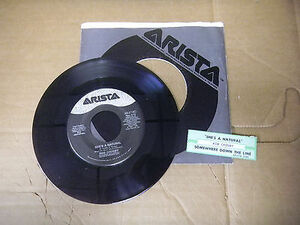 ROB CROSBY she's a natural / somewhere down the line JUKEBOX STRIP ARISTA 45 海外 即決