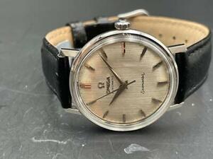 1964 SS Omega Seamaster Cal.550 17j ref 165.020 Linen Dial Watch 海外 即決