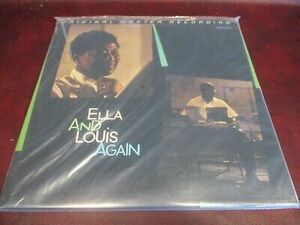 ELLA FITZGERALD & LOUIS ARMSTRONG AGAIN AUDIOPHILE MFSL 200 GRAM ANADISC MONO 海外 即決