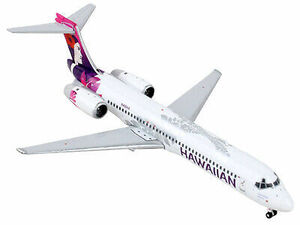 Boeing 717 Commercial Aircraft Hawaiian Airlines White w Pink Purple Tail 1/400 海外 即決