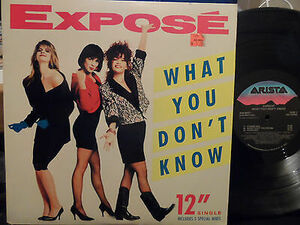 Expose - What You Don't Know 12" VG+ Condition with REMI /XES 海外 即決