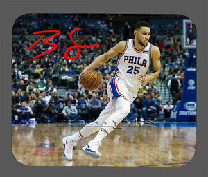 Ben Simmons Philadelphia 76ers Facsimile Autographed Mouse Pad Item#5828 海外 即決