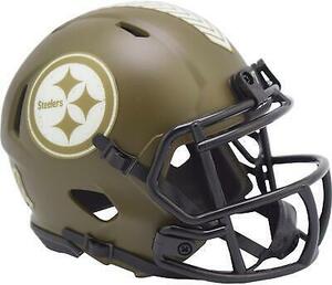 Pittsburgh Steelers Riddell 2022 Salute To Service Speed Mini Helmet 海外 即決