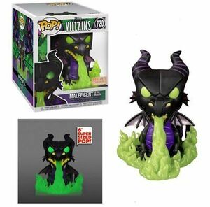 Funko Pop Disney Villains 720 Maleficent as The Dragon Glows in The Dark 海外 即決