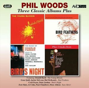 PHIL WOODS - THREE CLASSIC ALBUMS PLUS NEW CD 海外 即決