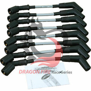 Dragon Fire Low Ohm Spark Plug Wire Set For 1997-2019 Chevy GM LS 5.3L-7.0L V8 海外 即決