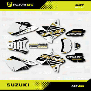 Gold Shift Graphics Kit fits Suzuki DRZ400SM Drz400s drz400 Supermoto DRZ 海外 即決