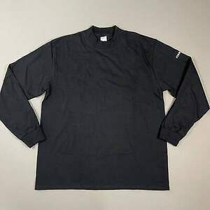 STARBUCKS Mock Turtleneck Long Sleeve Logo T-shirt Unisex Sz XL Black (New) 海外 即決