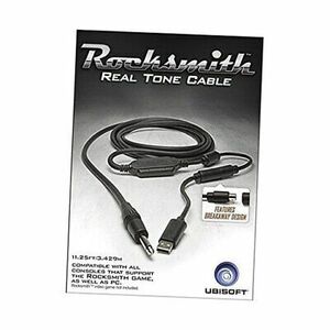 ROCKSMITH REAL TONE CABLE (WORKS WITH PS3 & XB3) [video game] 海外 即決