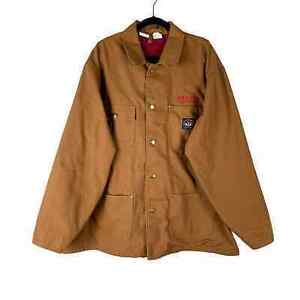 Rasco Duck Canvas FR Jacket Coat Mens XXL Brown Fire Retardant Flame Resistant 海外 即決