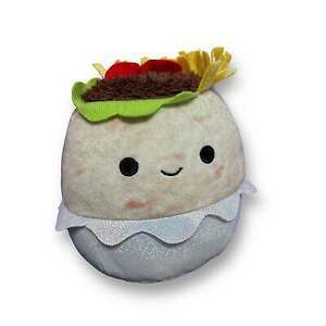 Original Squishmallows 5" Bernardo the Burrito Plush Toy 海外 即決