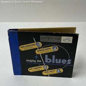 'Singing the Blues' 1947インチ 4x 7インチ8 Set RCA P-192 Louis Armstrong Mildレッド / Bailey - E 海外 即決