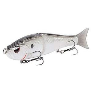 Bassdash SwimShad Glide Baits Jointed Swimbait Bass Pike 7in/2.2oz White Shad 海外 即決