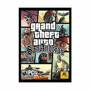 Sony Computer Game Grand Theft Auto - San Andreas w/City Guides VG+ 海外 即決