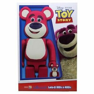 Medicom BE@RBRICK Toy Story Lots-O'-Huggin' Bear 100% 400% Bearbrick Figure Set 海外 即決