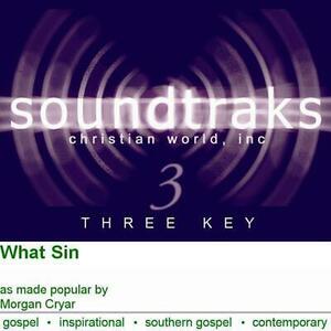 What Sin - Morgan Cryar - Accompaniment Track 海外 即決