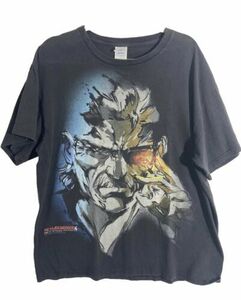 Vtg Metal Gear Solid 4 Original Game Official Promo T Shirt RARE Size Large 海外 即決