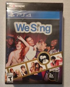 We Sing with 2 Microphones - Mic Bundle - Sony PlayStation 4 - PS4 - New 海外 即決
