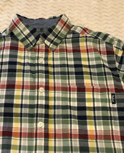 Vintage Woolrich Plaid Shirt Mens Large L 2000’s Multicolor Pleated Button Up 海外 即決