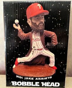 Jake Arrieta 2019 Philadelphia Phillies Exclusive Star Wars Bobblehead Jedi Jake 海外 即決