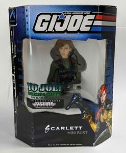 2003 Palisades Toys G.I. Joe Undercover Scarlett Action Force Quarrel Mini Bust 海外 即決