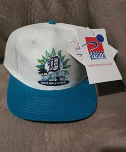 Vintage 90s NWT Detroit Tigers Grapefruit League Spring Training Snapback Hat 海外 即決