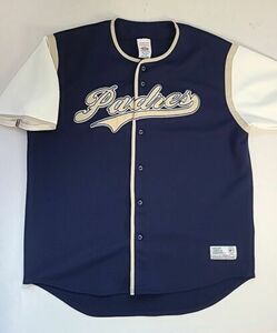 MLB Size XL San Diego Padres True Fan Series Stitched Logos Baseball Jersey 海外 即決