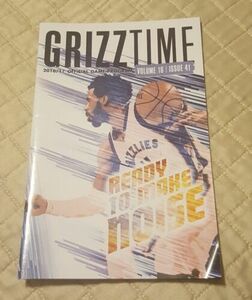 2016-17 NBA Memphis Grizzlies vs Dallas Mavericks Game Program 4/12/17 Issue #41 海外 即決